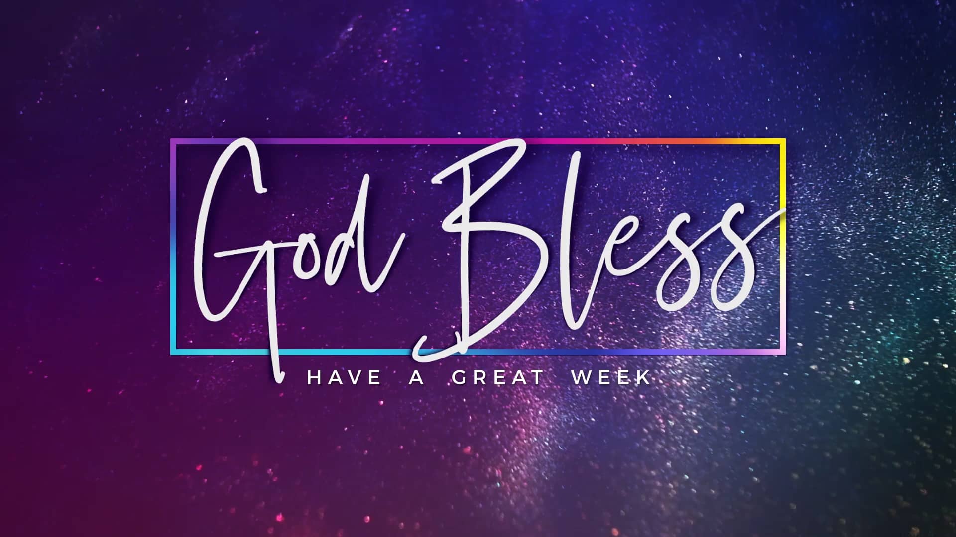 ShareFaith Media God Bless Shimmer Church Motion Graphics