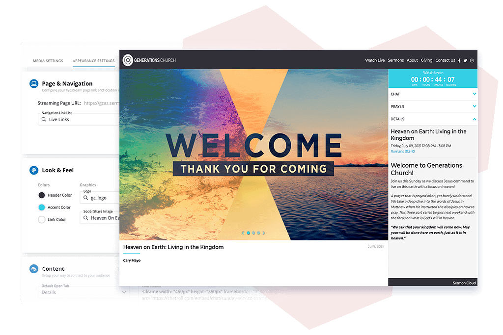 Church Streaming Software ShareFaith