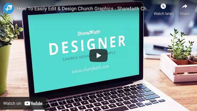 How to Easily Edit & Design Church Graphics Sharefaith Church Design