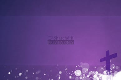 Purple Cross Church Video Background