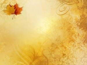 Two Autumn Leaves Worship Background