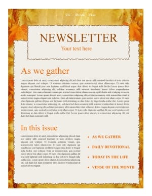 Autumn Church Newsletter