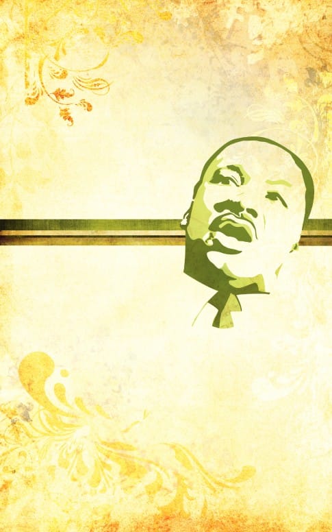 Martin Luther King Picture Bulletin Cover
