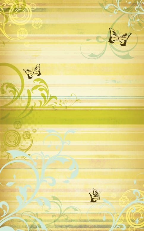 Spring Butterfly Art Christian Bulletin Cover