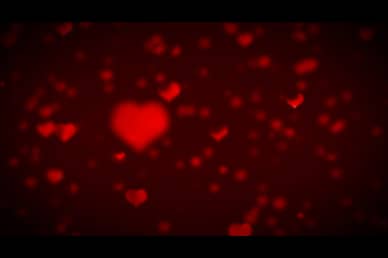 Valentine Day Hearts Worship Video Loop