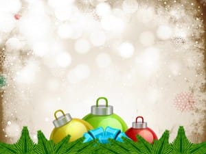 Christmas Ornament Background