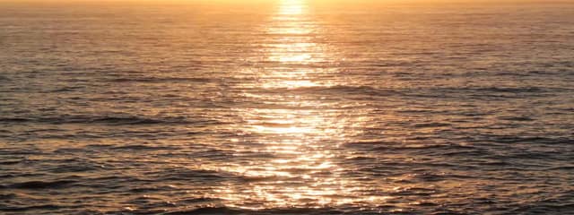 Sunset Ocean Triple Wide VIdeo for Church