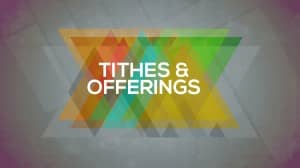 Tithes and Offerings Church Event Slide