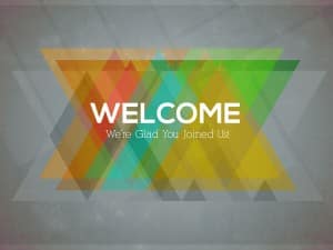 Welcome Church Event Slide
