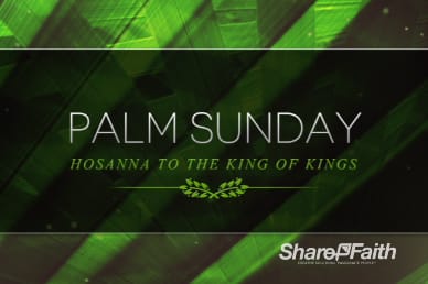 Palm Sunday Religious Video Loop