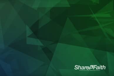 Abstract Triangles Teal Christian Motion Background Video