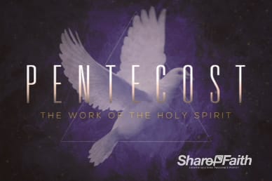 Pentecost Holy Spirit Dove Video Motion Loop
