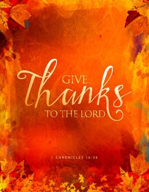 Give Thanks Christian Flyer