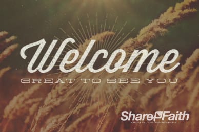 Fall Harvest Welcome Video Loop for Church and Autumn