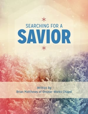 Searching for a Savior Christian Flyer