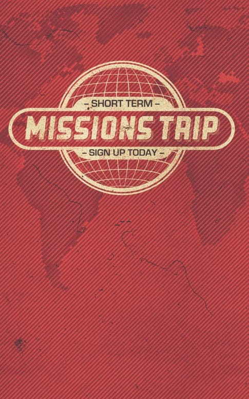 Short Term Mission Trip Religious Bulletin