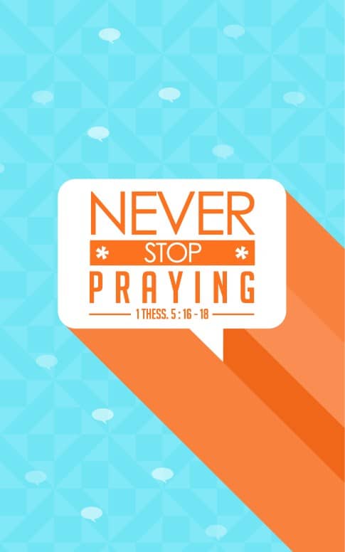 Never Stop Praying Ministry Bulletin