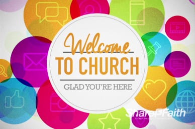Get Connected Find Us Online Ministry Welcome Motion Background