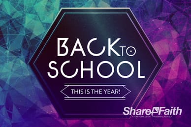 Back to School This is the Year Ministry Intro Video