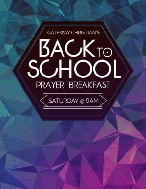 Back to School This is the Year Ministry Flyer