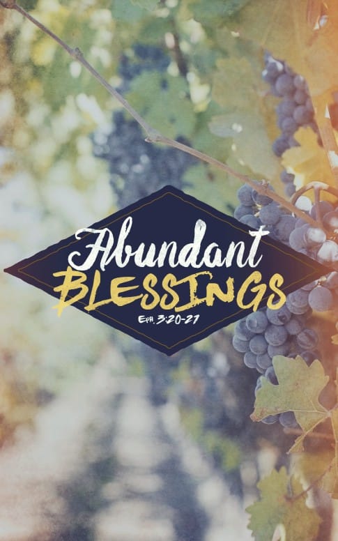 Abundant Blessings Religious Bulletin