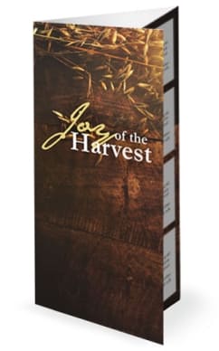 Joy of Harvest Ministry Trifiold Bulletin