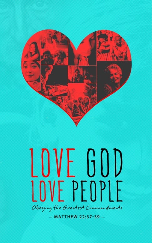 Love God Love People Christian Bulletin