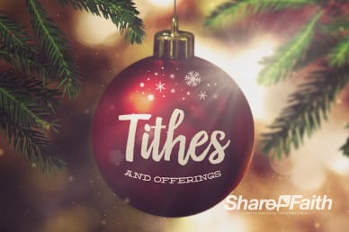 Joy to the World Tithes and Offering Video