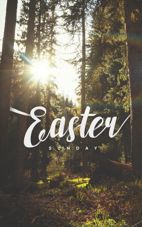 Easter Sunday Forest Church Bulletin