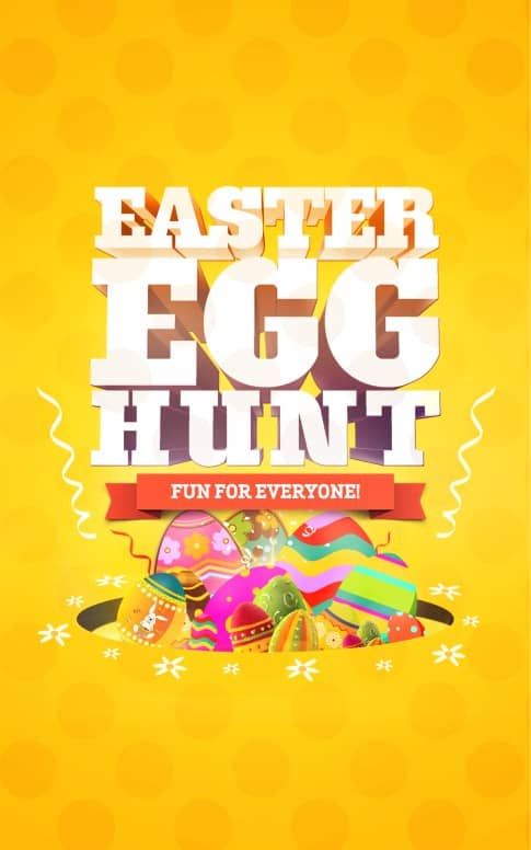 Easter Egg Hunt Church Bulletin