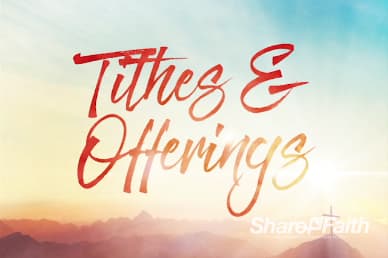 Risen Easter Sunday Tithes and Offerings Video