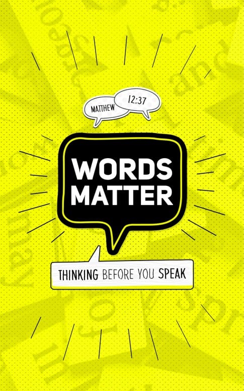 Words Matter Christian Church Bulletin