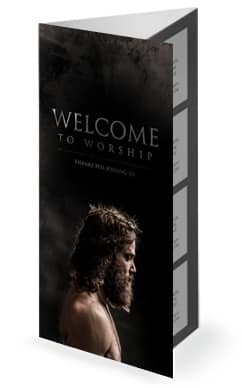 The Love of Jesus Easter Church Trifold Bulletin
