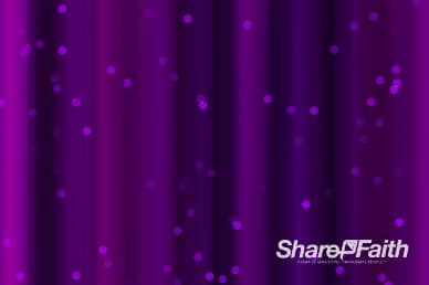 Purple Shimmering Lights and Particles Worship Video Background