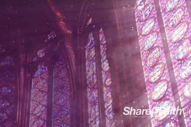 Cathedral Windows Worship Video Loop