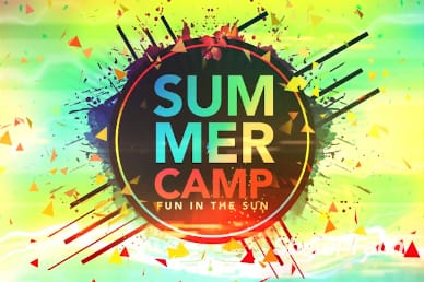 Summer Camp Fun in the Sun Intro Video Loop