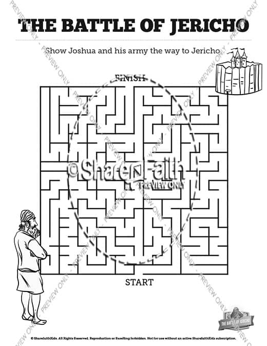 Walls of Jericho Bible Mazes