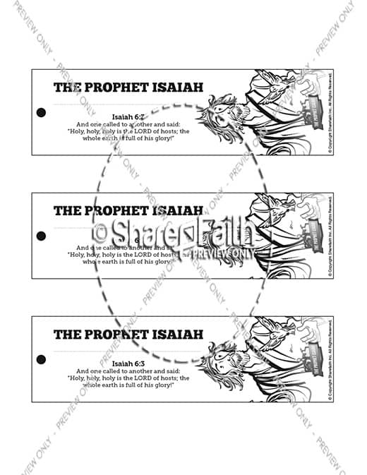 The Prophet Isaiah Bible Bookmarks