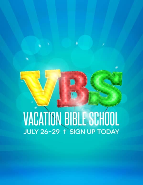 VBS Registration Flyer