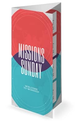 Finding Your Calling Church Trifold Bulletin