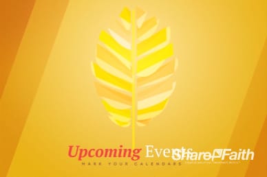 Fall Ministry Announcements Video Loop