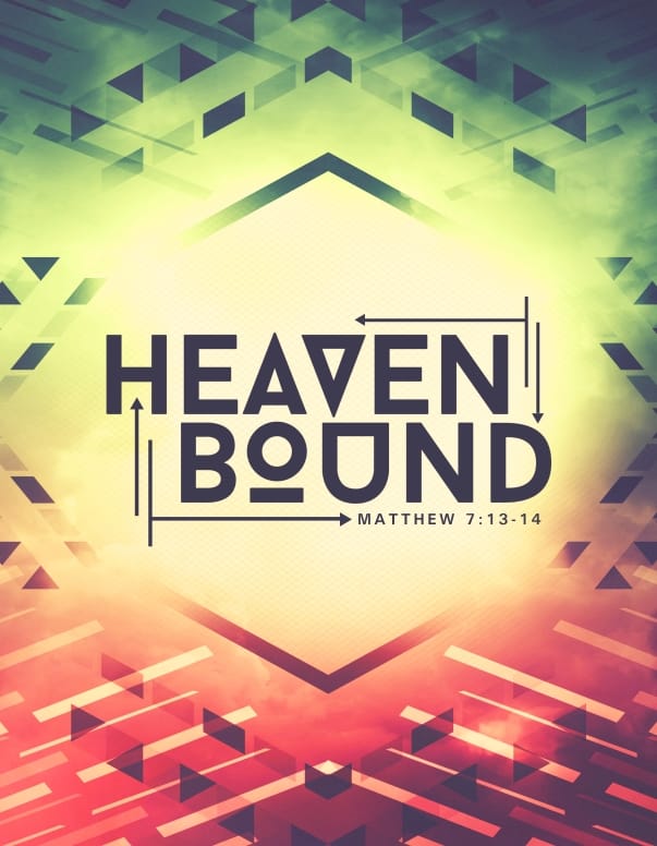 Heaven Bound Church Flyer Template