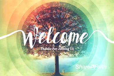 We Are Thankful Fall Welcome Motion Graphic