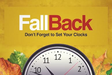 Fall Back Daylight Saving Time Church Motion Graphic
