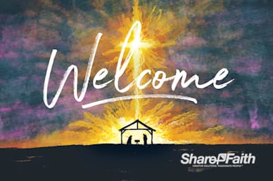 A Child Is Born Welcome Motion Graphic