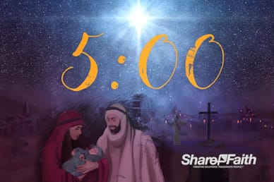 A Savior is Born Christmas Church Countdown Video