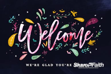 Love Never Gives Up Welcome Church Motion Graphic