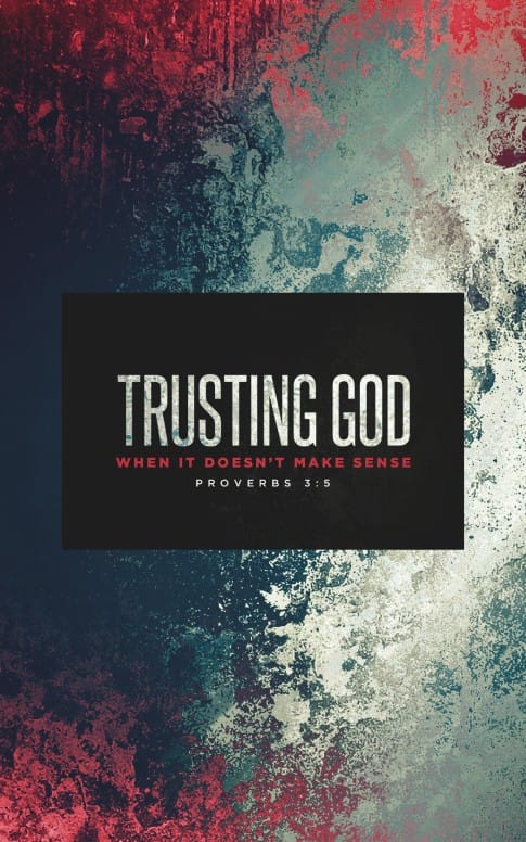 Trusting God Sermon Series Bulletin Cover