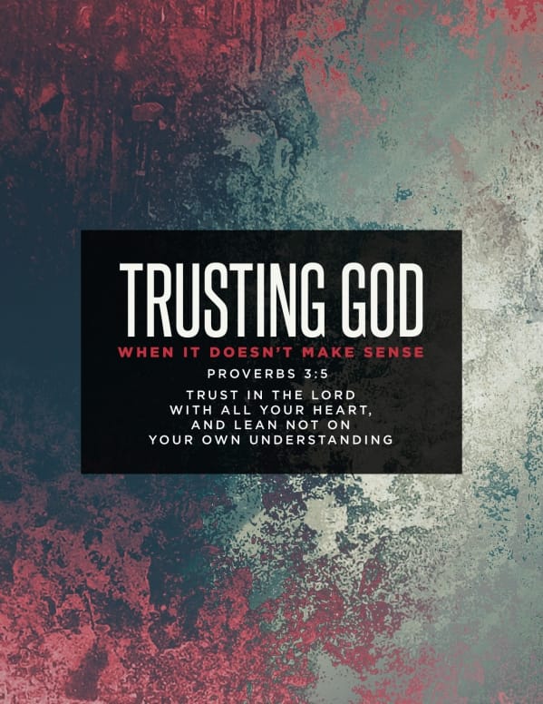Trusting God Church Flyer Template