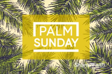 Palm Sunday Sermon Motion Graphic